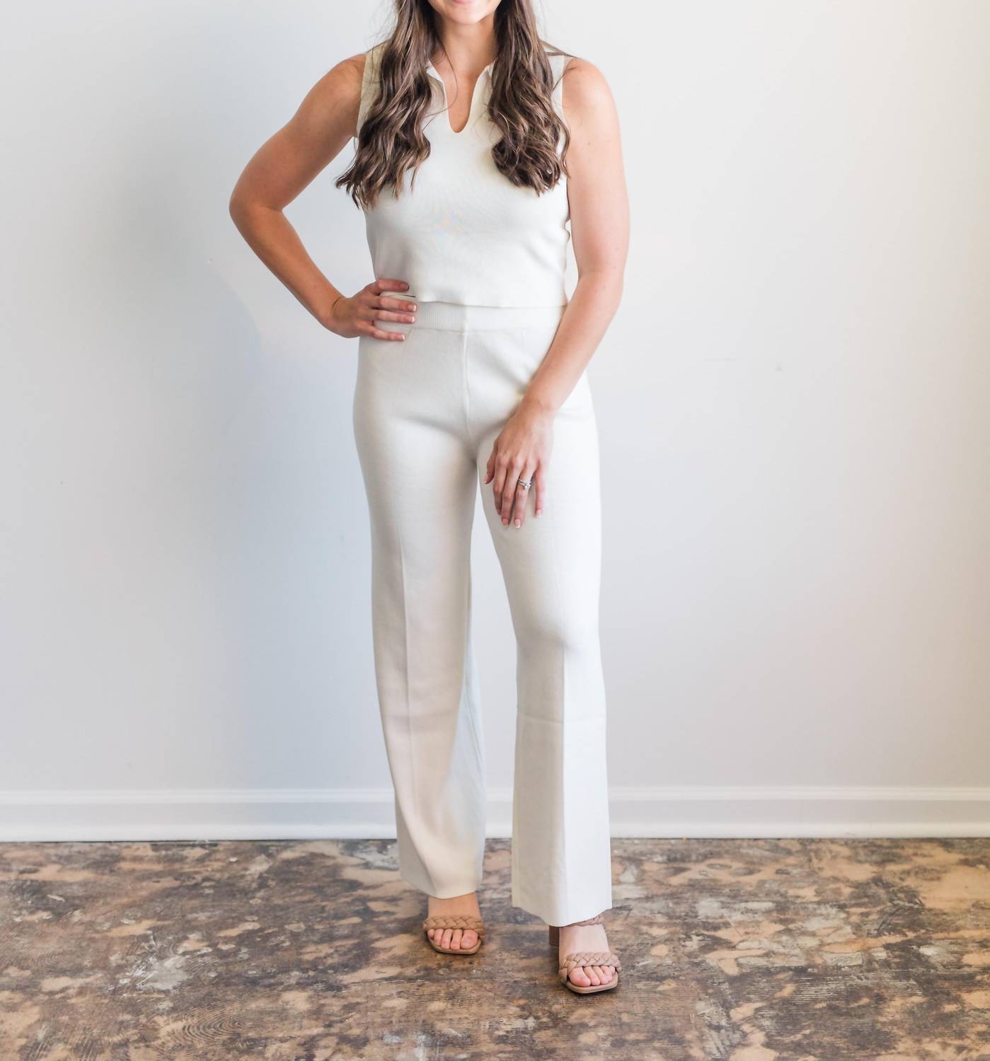 Fate - Sydney Tank Top And Wide Leg Pants Matching Set