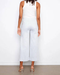 Charlie B - Women's Striped Cropped Flare Pants