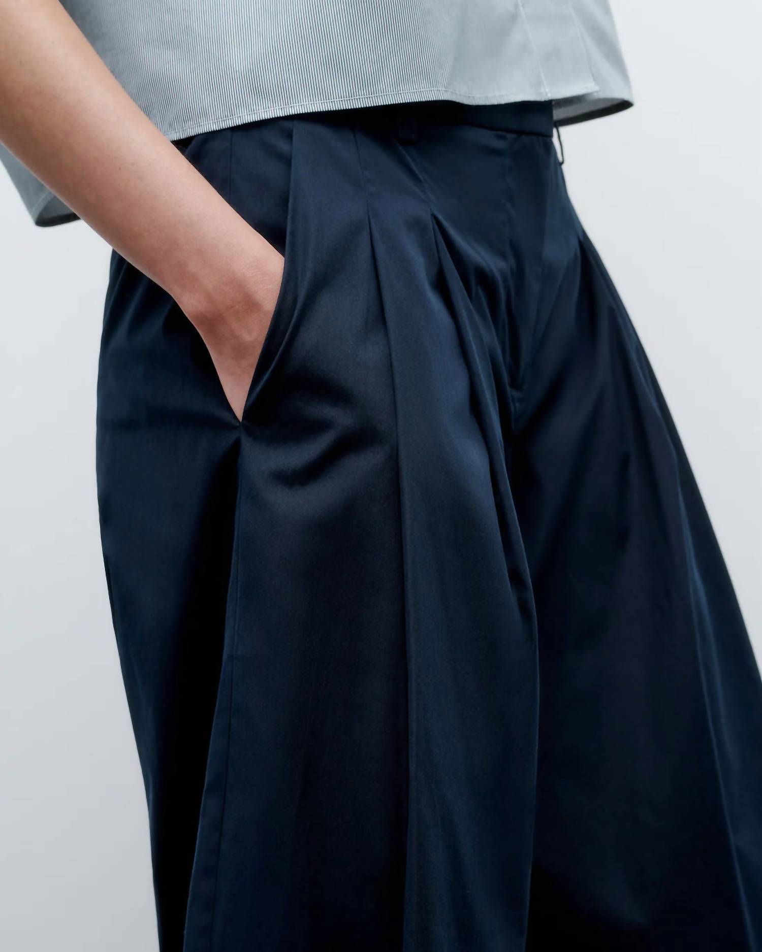 Twp - Cropped Didi Pleated Pants