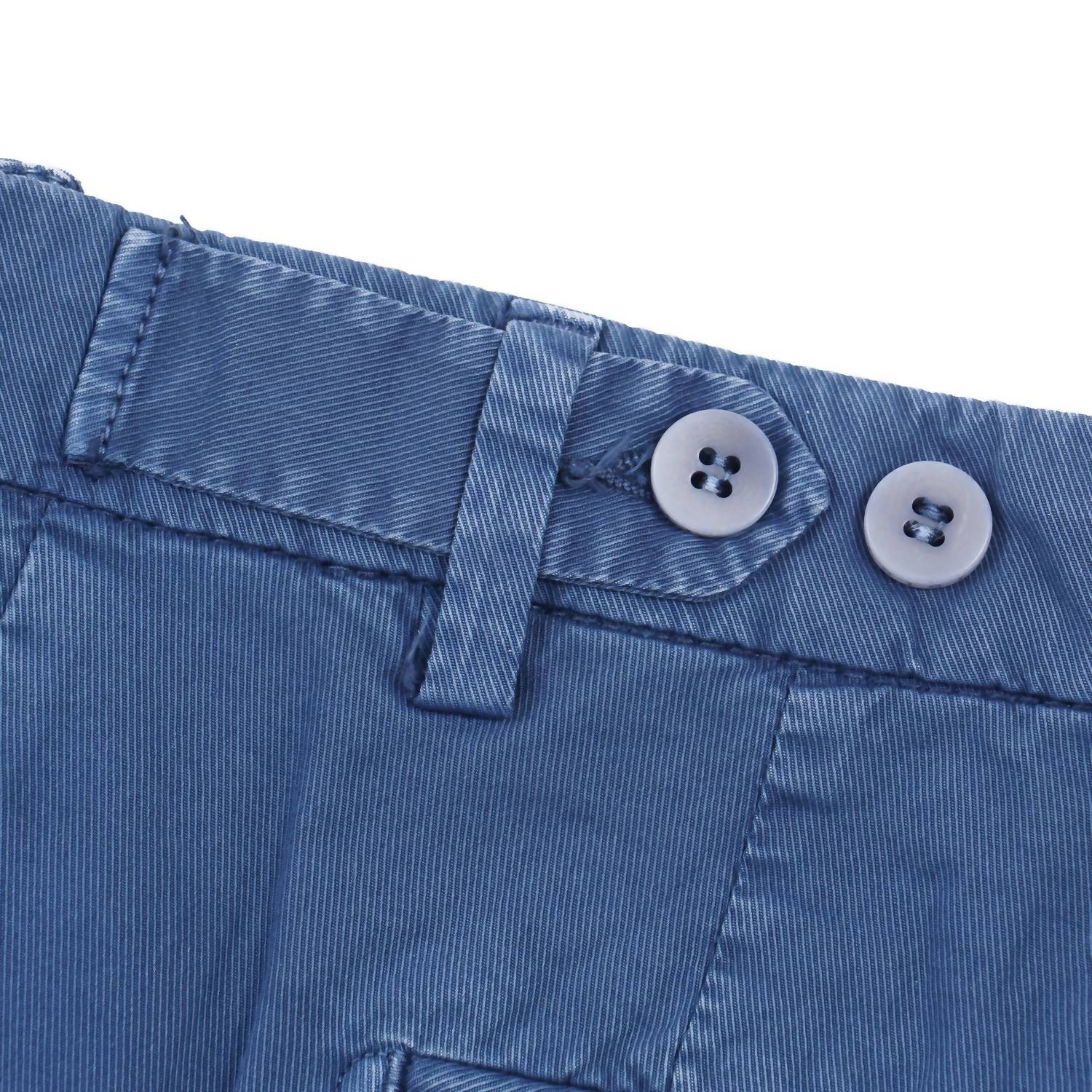 Luigi Borrelli Napoli - Men's Slim-fit Cotton Pants