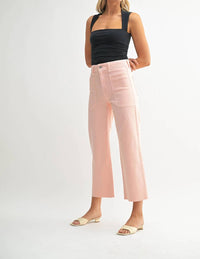 Just Black Denim - High Rise Wide Leg Denim Jeans