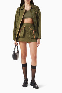 Prada - PRE-LOVED Re-Nylon Mini Skirt