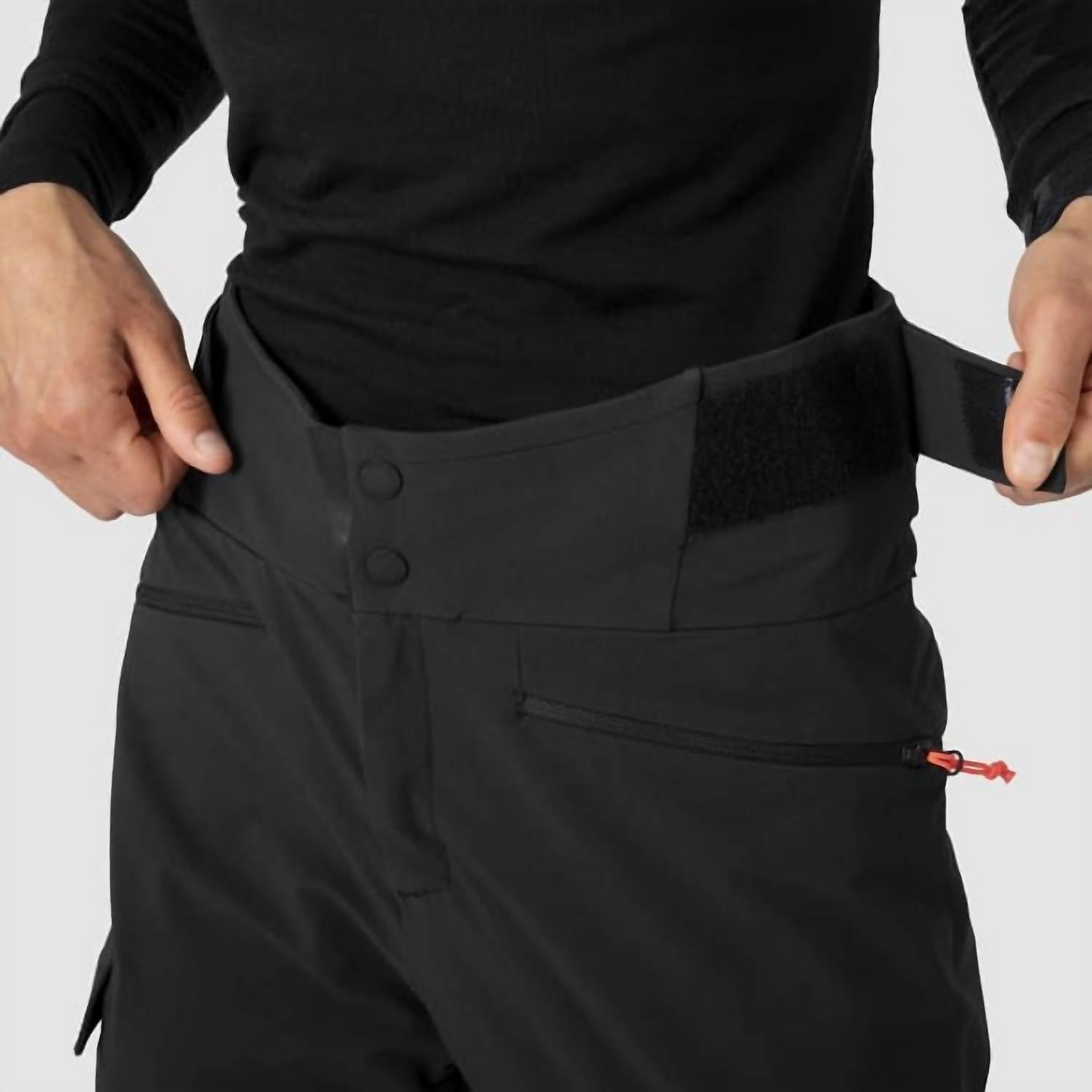 SALEWA Sella Durastretch Hybrid Pant in blackout - women's pants - alternate view