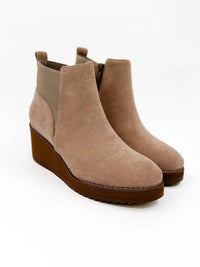 Corkys Footwear - Women's Let's Get Lost Faux Suede Wedge Booties