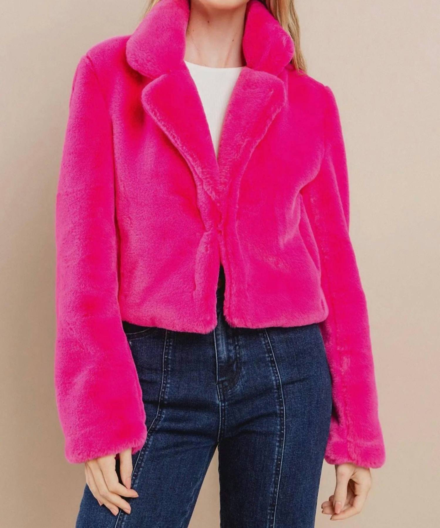 Wisteria Lane - Cropped Fur Jacket