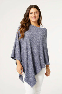 Coco + Carmen - Selene Supersoft Ribbed Poncho