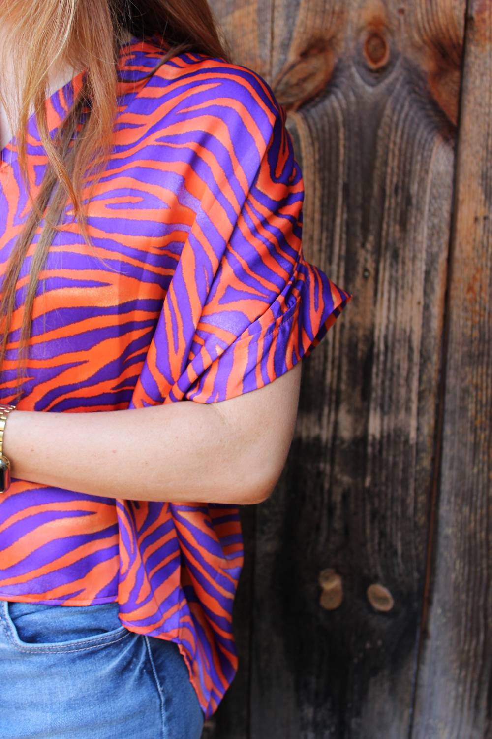 Adrienne - Emerson Fight Tigers Top