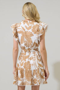 Sugarlips - Nadya Floral Erin’s Ruffle Mini Dress