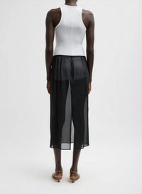 Tibi - Sheer Gauze Maxi Pencil Skirt