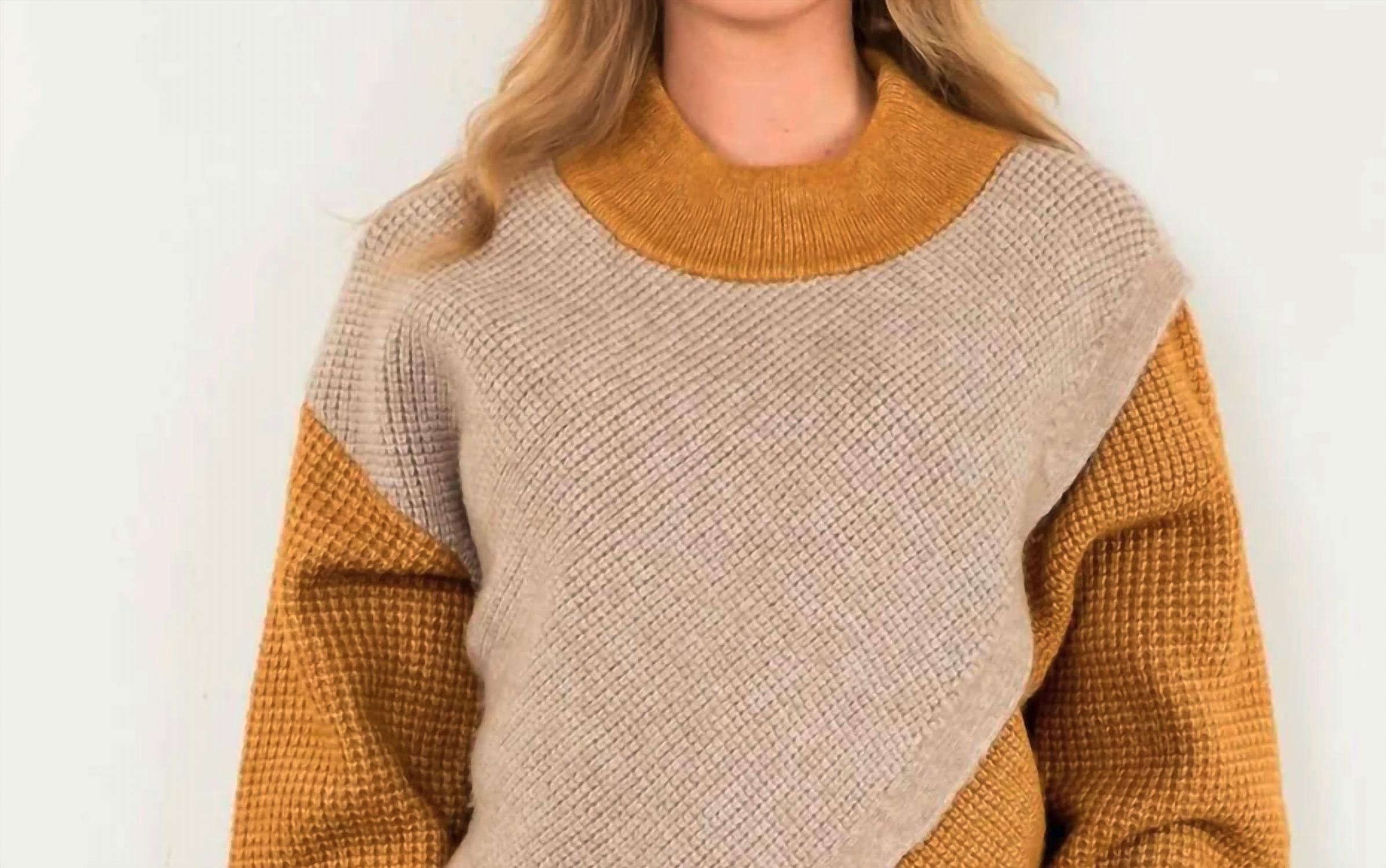 Thml - Colorblock Knit Sweater