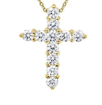 Diana M Jewels - 0.70 Ct Diamond Cross Pendant