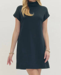 Entro - Mock Neck Mini Dress