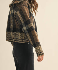 Anniewear - Womeno's Fuzzy Sweater Jacket