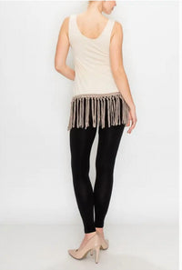 Origami - Braided Fringe Extender Tank
