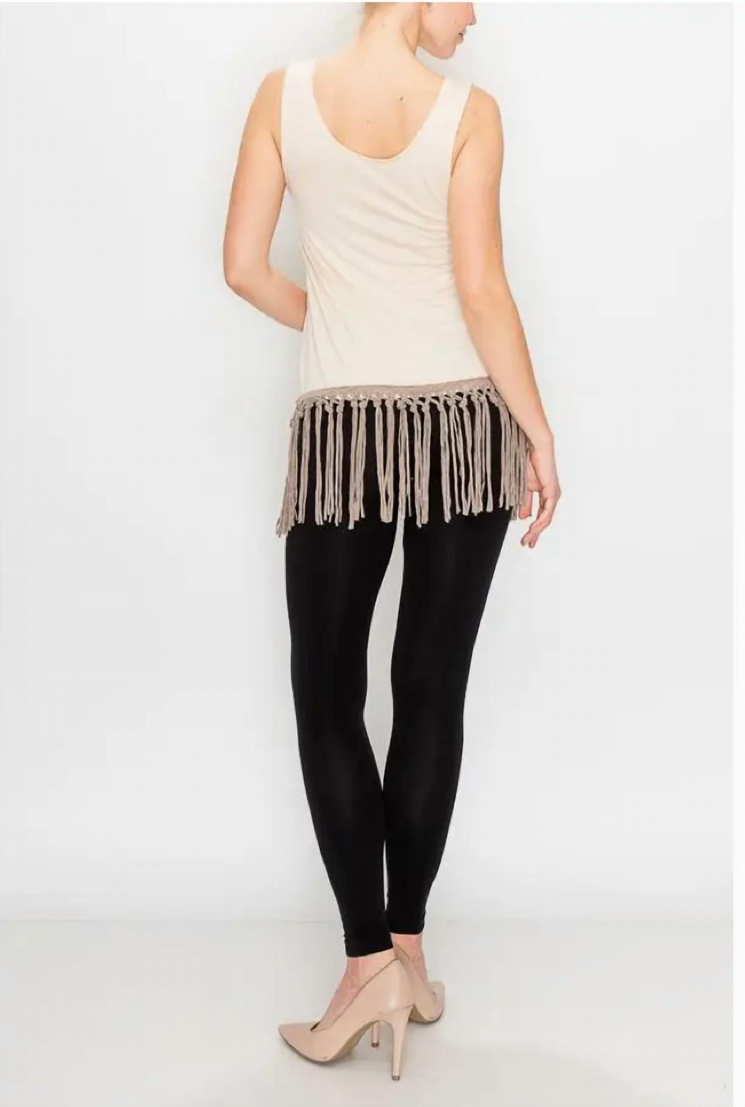 Origami - Braided Fringe Extender Tank
