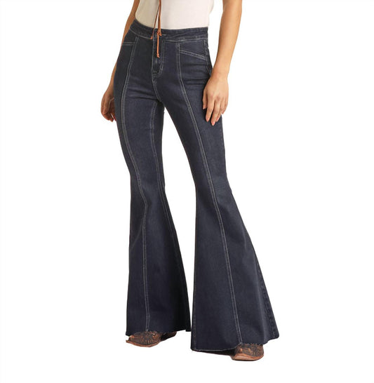 Rock & Roll Denim - Cowgirl Front Seam Bargain Bell Flare Stretch Jean