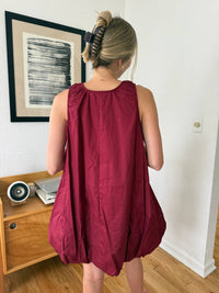 Sofie The Label - Poplin Bubble Hem Mini Dress