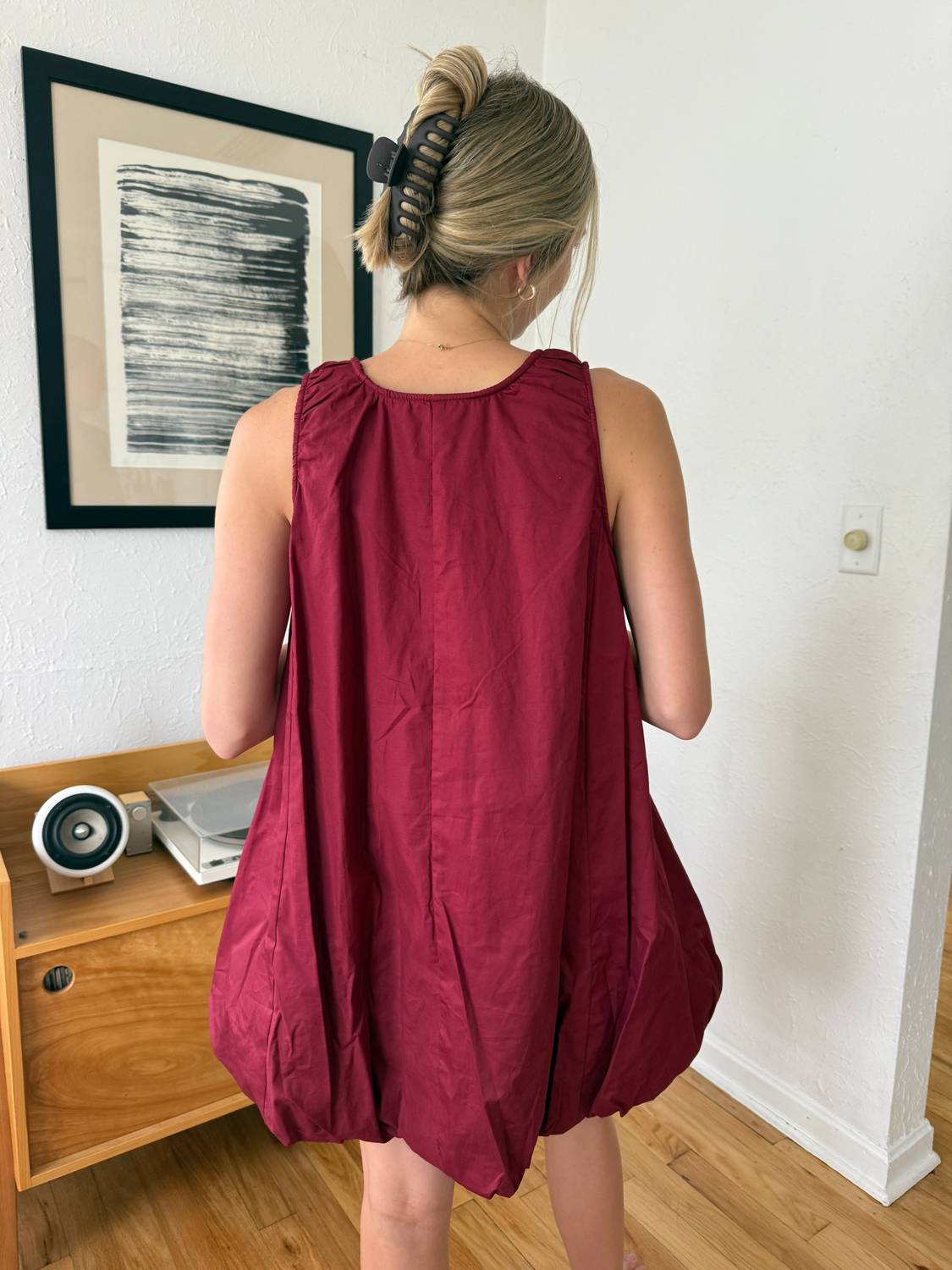 Sofie The Label - Poplin Bubble Hem Mini Dress