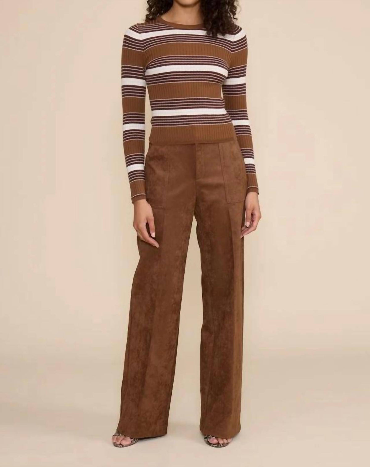 Lucy Paris - Ribbed Long Sleeve Sweater