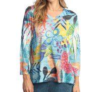 Jess & Jane - La Palma Burnout High Low Top