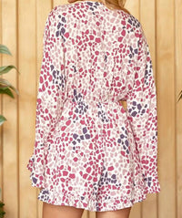 Emily Wonder - Leopard Print Romper