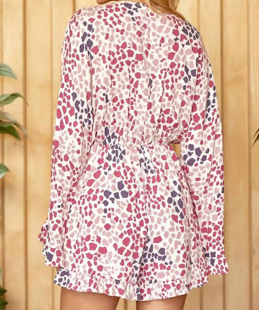Emily Wonder - Leopard Print Romper