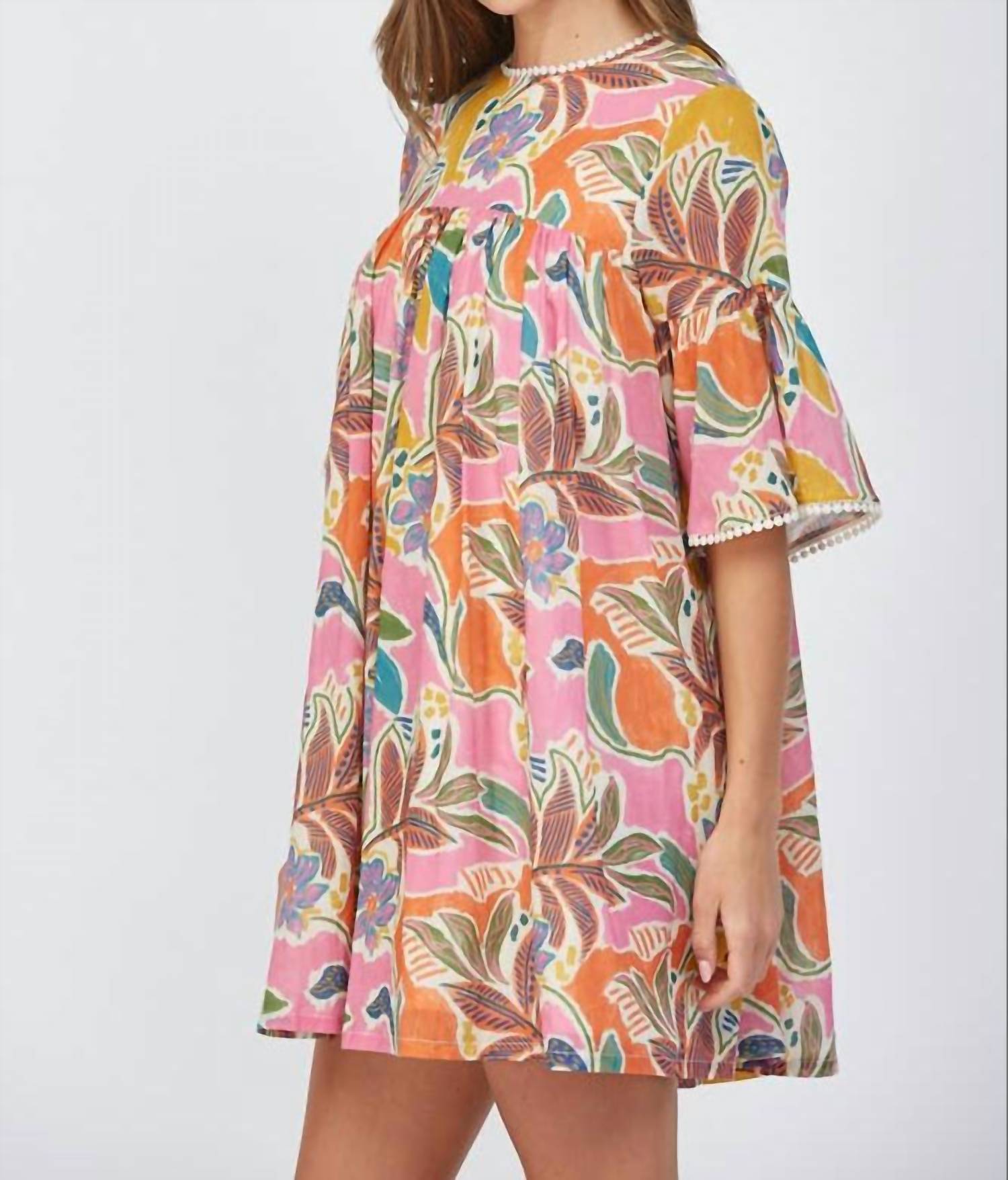 Fate Aria Mini Dress in multi - women's dress - view 5