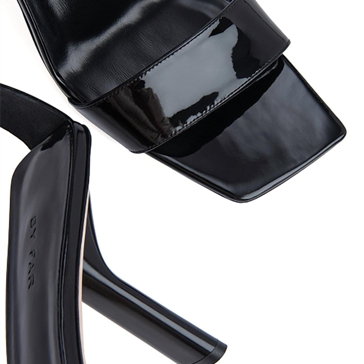 By Far - Women's Devon Heels Patent Leather Sandal