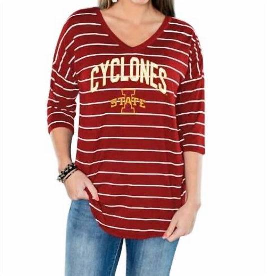 Gameday Couture - Iowa State University Fall in Line Tunic