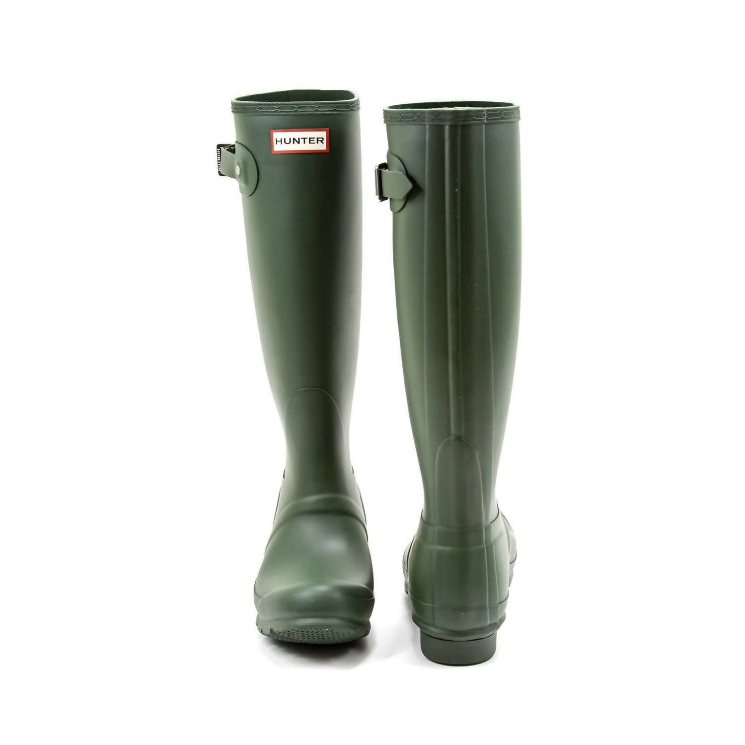 HUNTER Women's Original Tall Rain Boots in hunter green 1 - women's shoe - view 4