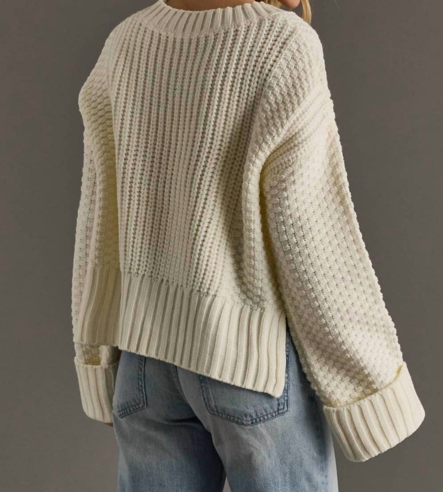 Panache Apparel - Knit Cropped Button Up Cardigan Top
