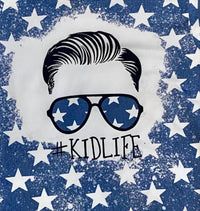 Kids Charm - Boys Patriotic #kidlife Star Tee