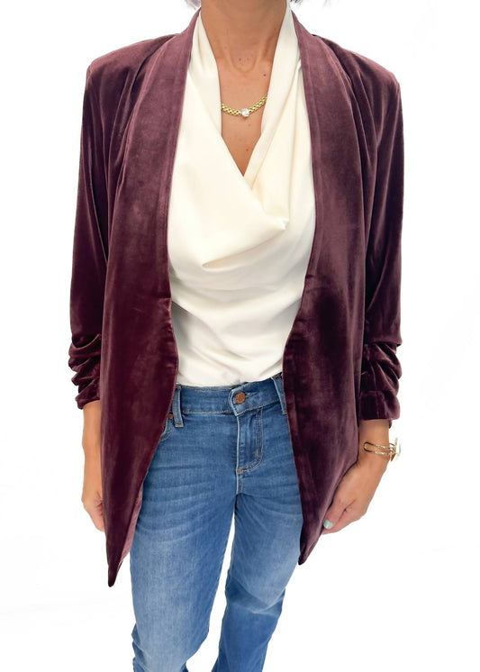 Bishop + Young - Icon Ruched Sleeves Blazer