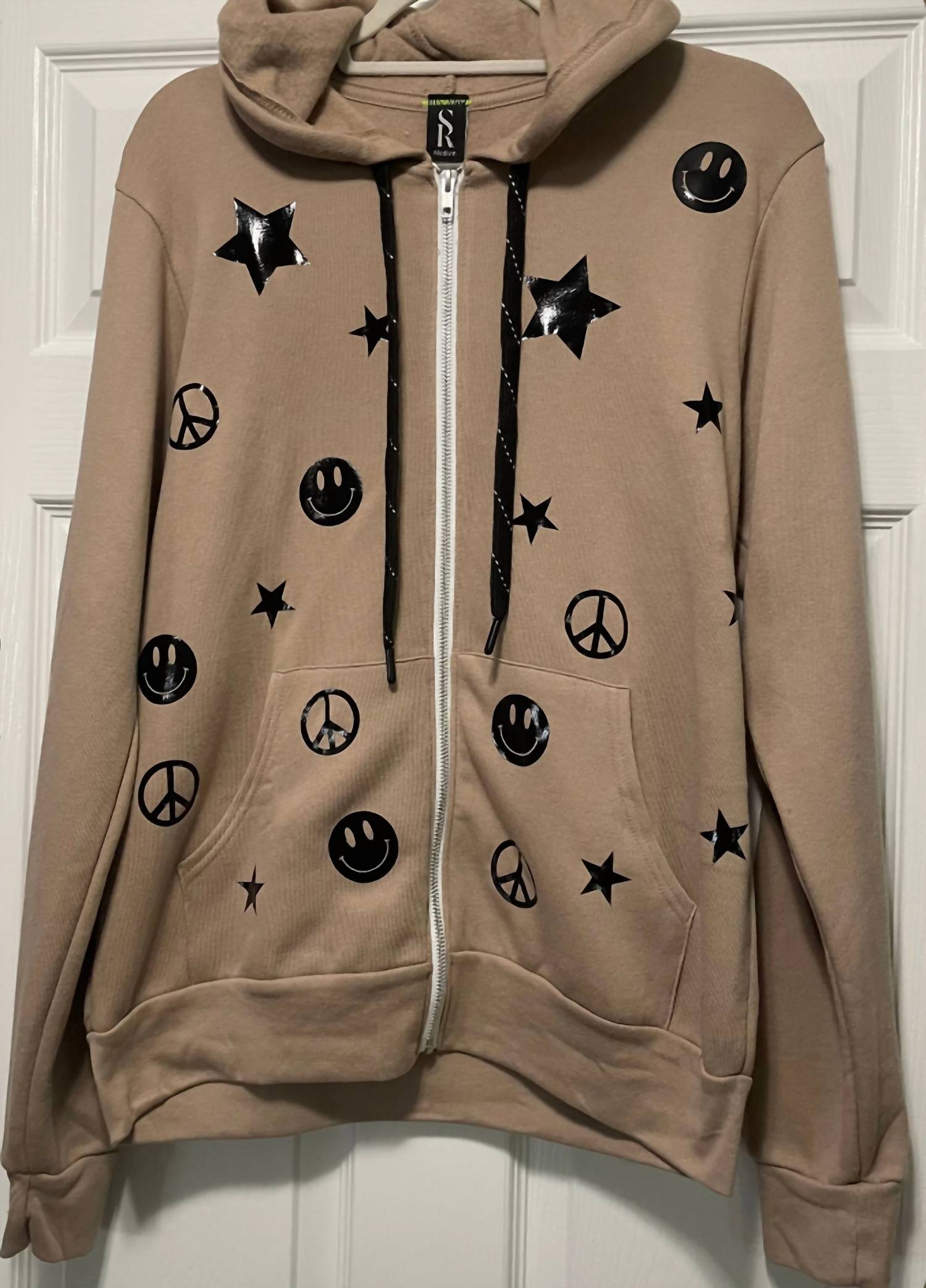 Style Reform - Dotty Zip Up Hoodie
