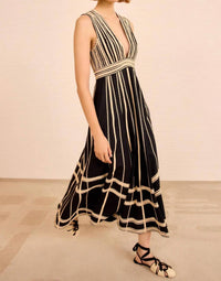 Ulla Johnson - Palermo Deep V Midi Dress