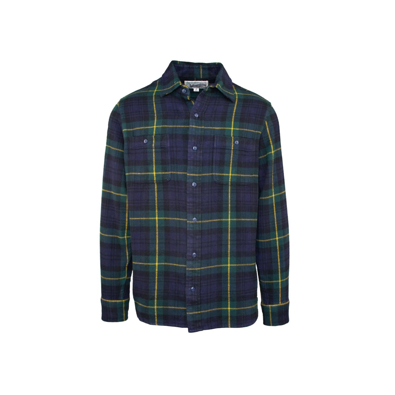 Schott - Plaid Cotton Flannel Shirt