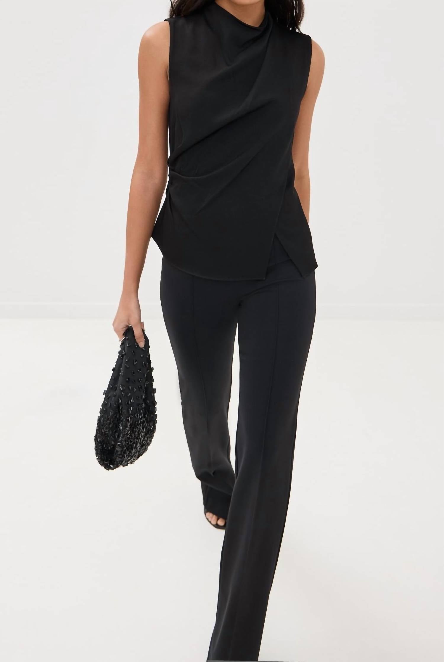 A.L.C. - Amira Ruched Sleeveless Top