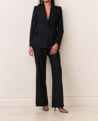 Loveshackfancy - Shayne Wool-blend Bow-embellished Blazer