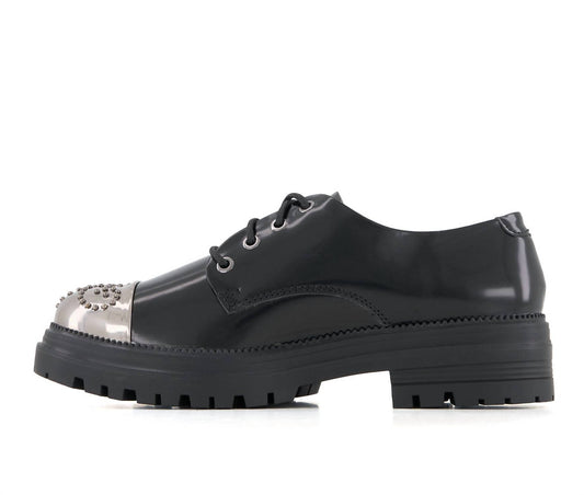 Andrea - Women's Metal Toe Patent Oxfords
