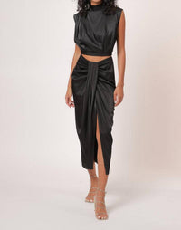 Line And Dot - Selma Satin Top