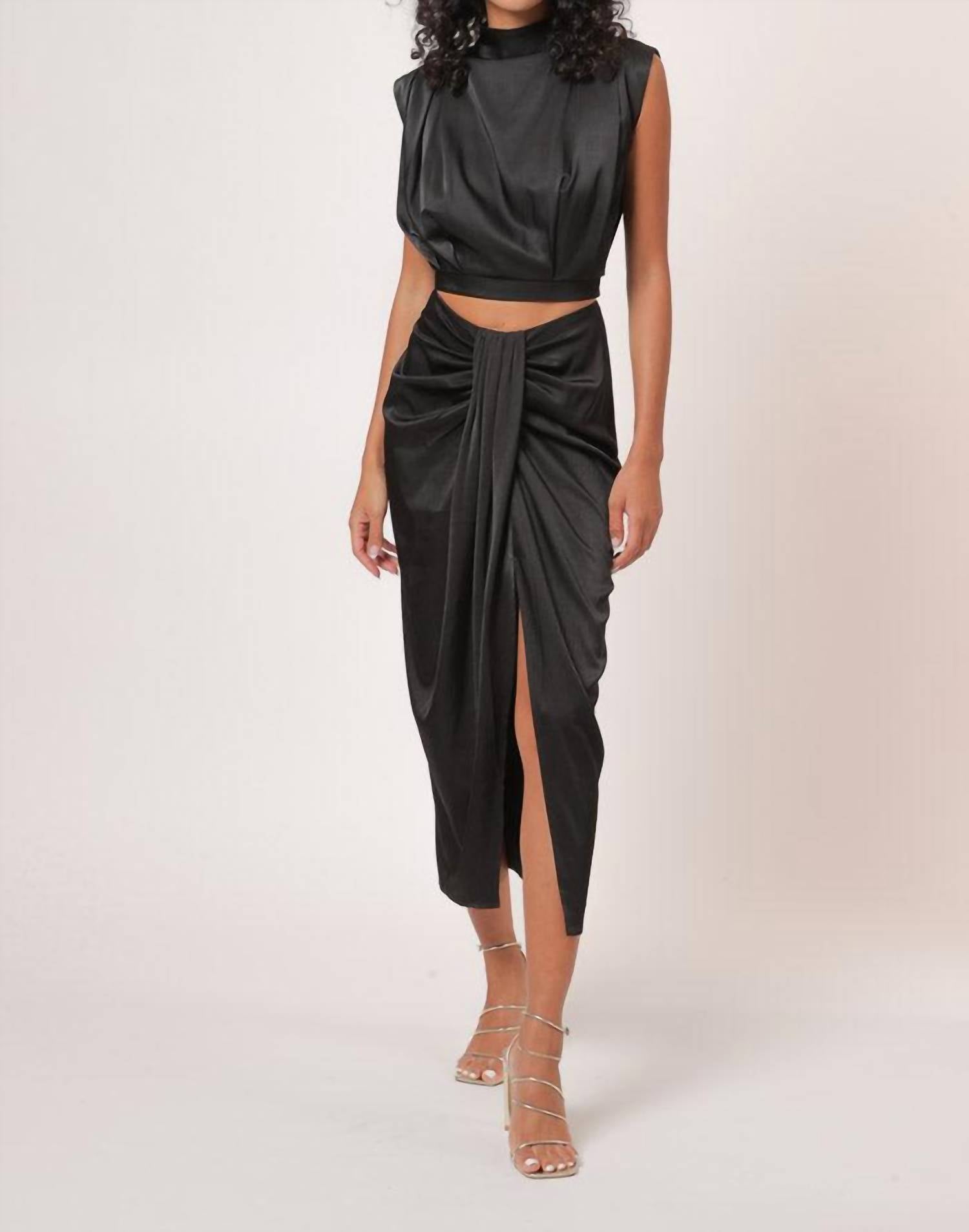 Line And Dot - Selma Satin Top