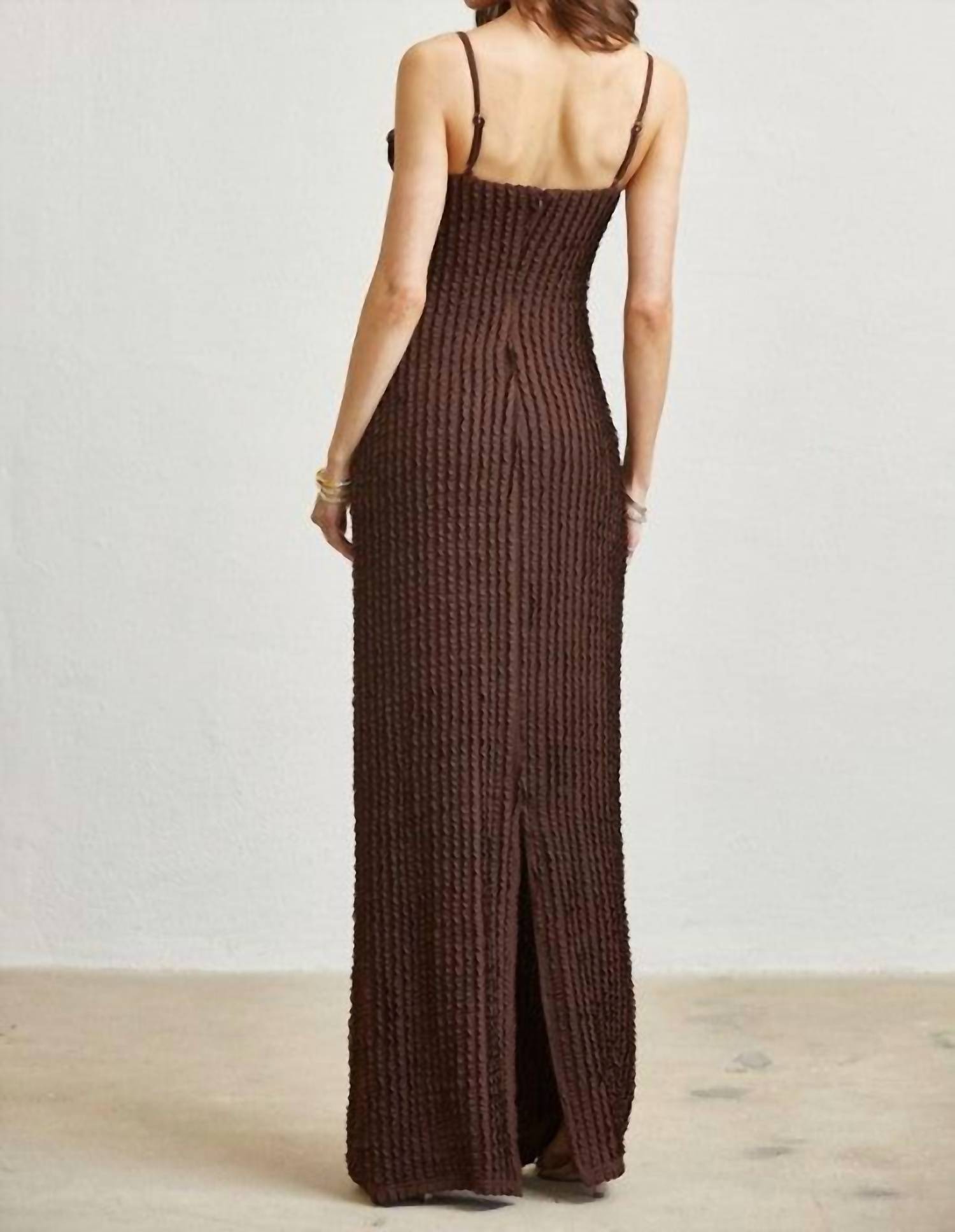Blithe Millie Dress in brown - women's dress - alternate view