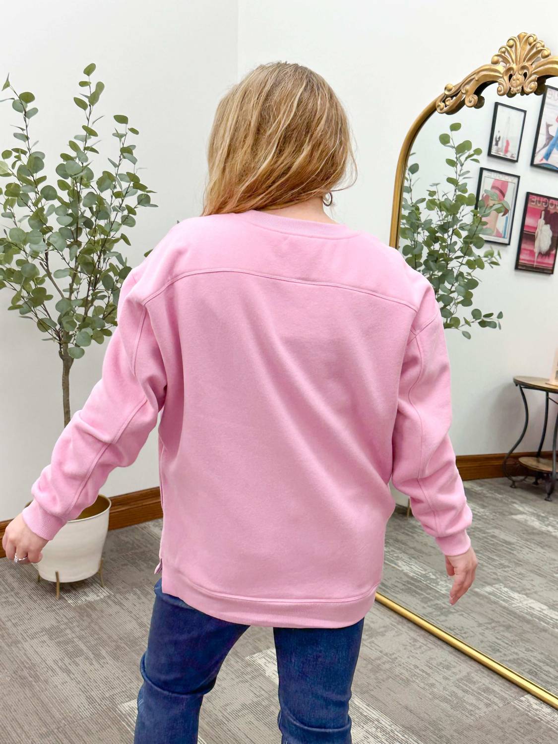 Yelete - Shelby Oversized Fleece Sweatshirt