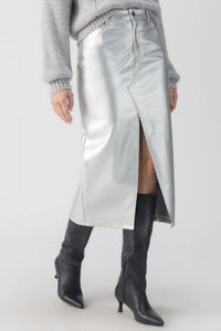 Sanctuary - Leather Like Leather Midi Skirt