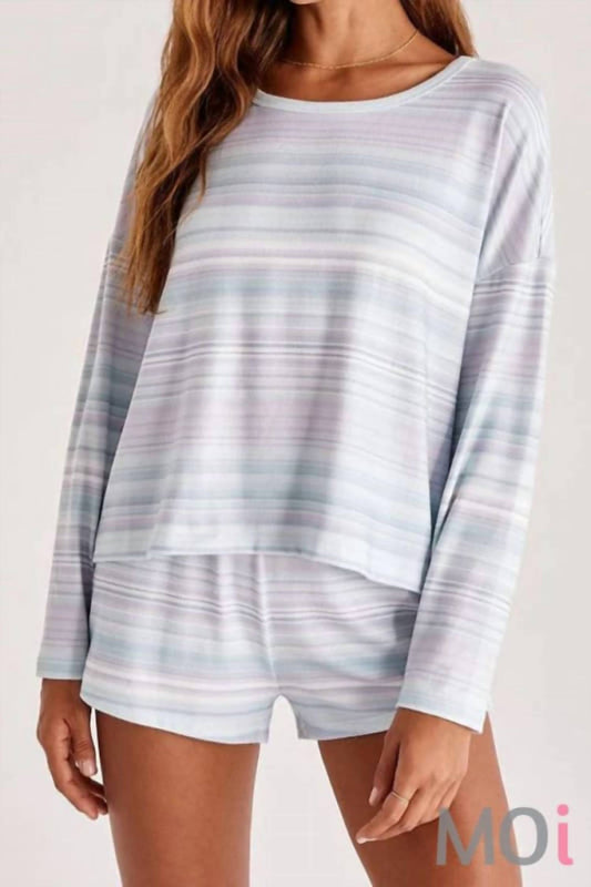 Skylar Stripe Long Sleeve Top