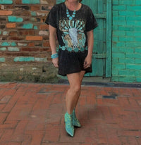 Zutter - Long Live Tee Shirt Tunic Dress