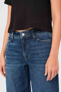 Warp + Weft - CJU Mid Rise Wide Leg Jeans