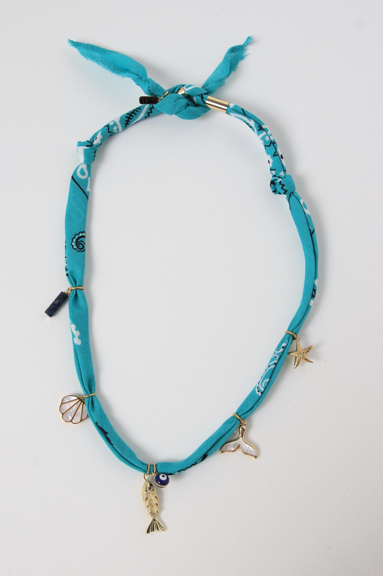 Farrah B Jewelry - Women's Mykonos Charm Necklace