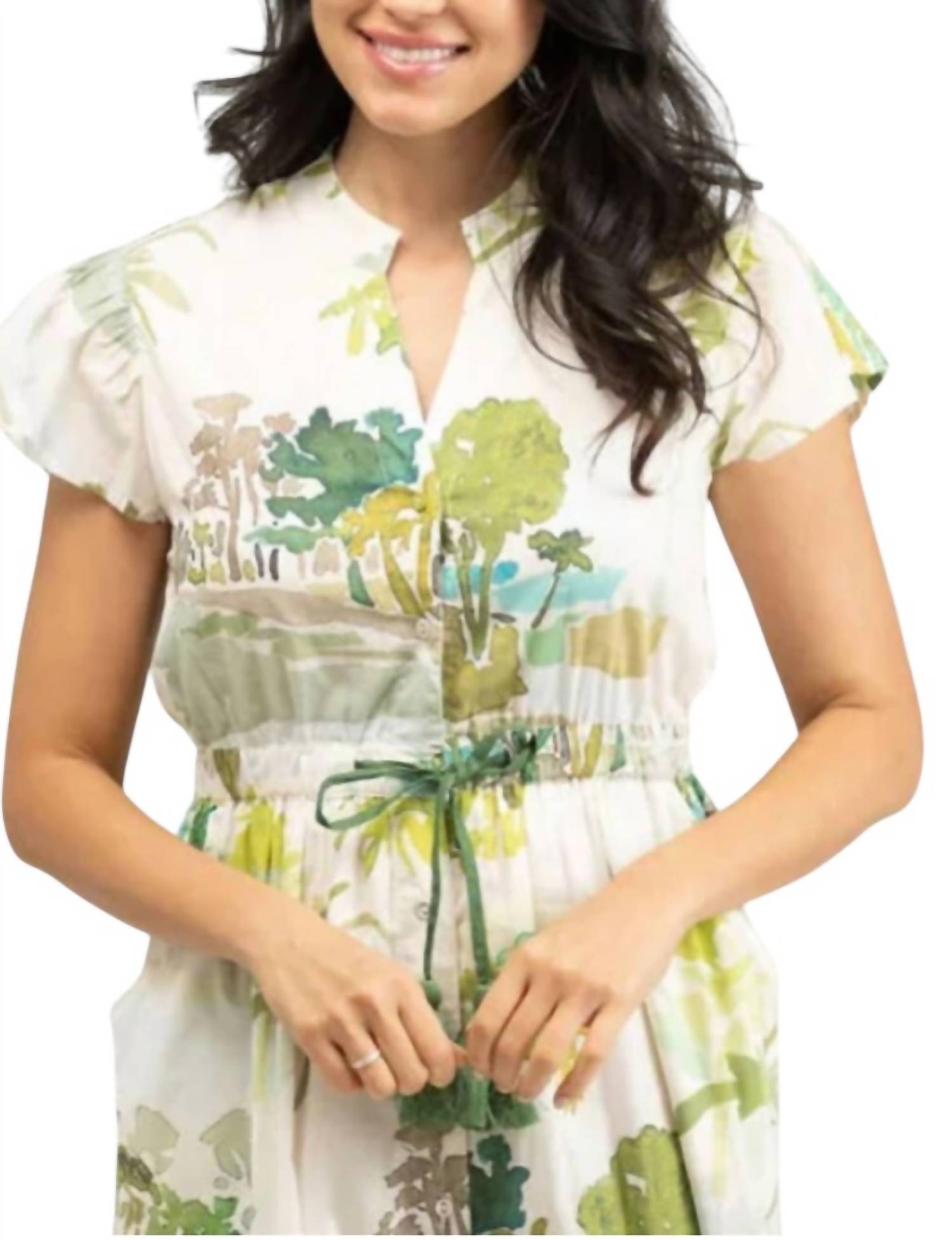 Beau & Ro - Flutter Midi Dress
