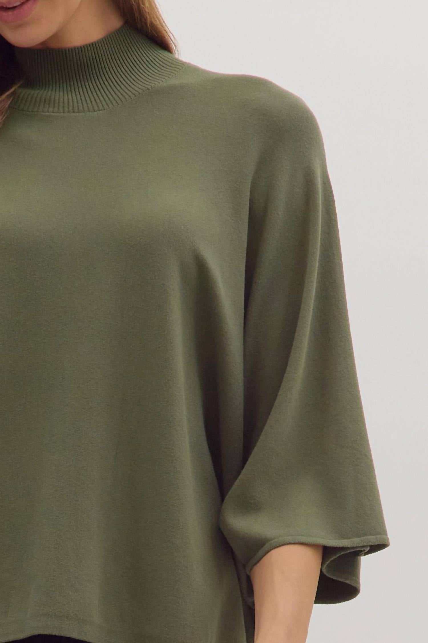 Entro - Draped Knit Top